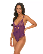 Lacy Purple Bodysuit