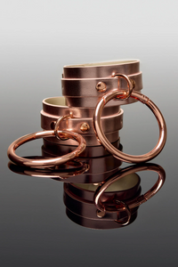 BDSM Wrist Cuffs in Rose Gold