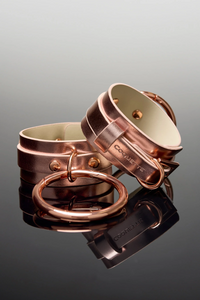 BDSM Wrist Cuffs in Rose Gold