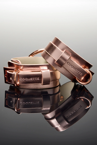 BDSM Wrist Cuffs in Rose Gold