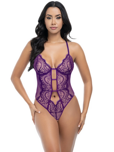 Gorgeous Lace Purple Bodysuit