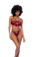 Erotic Underwire Bra Set Lace Rosewood