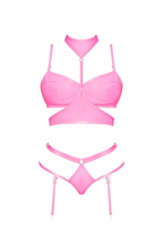 Candy vinyl bra harness set - Barbie style