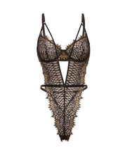 Stunning Snake Eyelash Lace Bodysuit