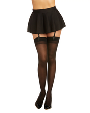 Sheer Thigh Highs with Back Seam