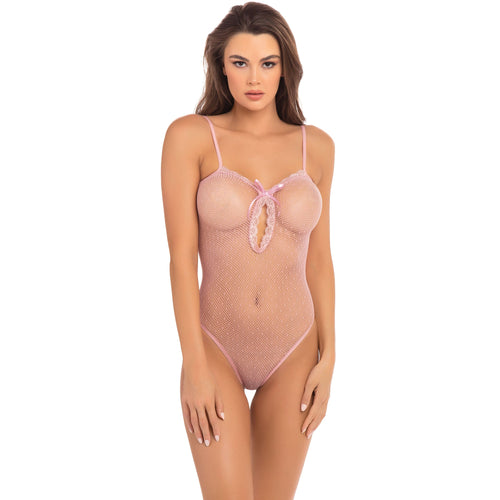 Feminine see through bodysuit